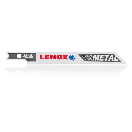 Lenox Lenox 3-5/8 in. Bi-Metal U-Shank Extra Thin Metal Jig Saw Blade 32 TPI 5 pk 1991579